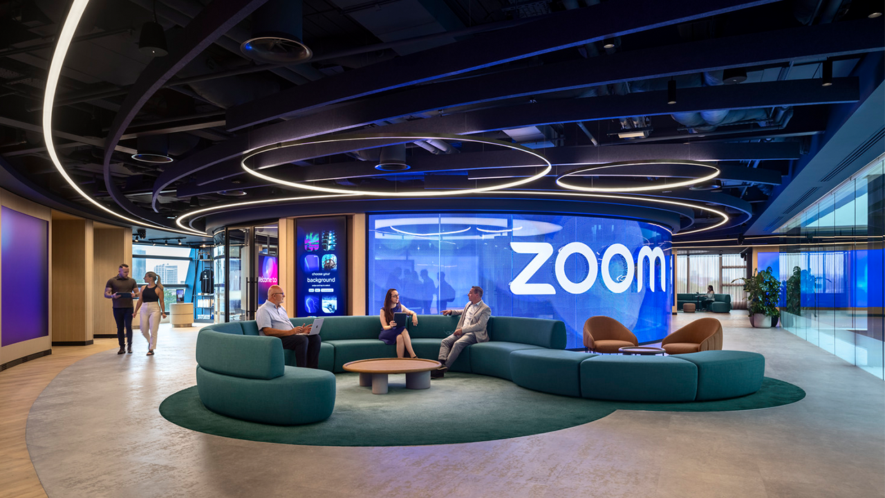 Image of the interior of the Unispace Zoom offices London