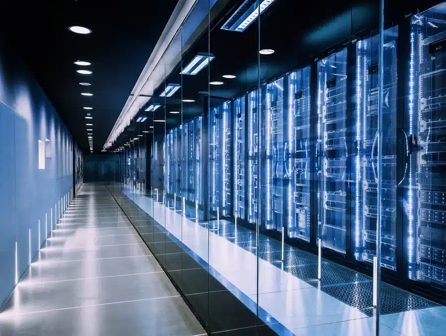 Racks of Atlas Edge servers